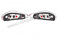 P141790 - Kit de indicador de mudança de direção traseiro vermelho e branco em led - o par para Porsche Boxster / 986 • 2002 • Boxster 2.7 • Cabrio • Caixa automática