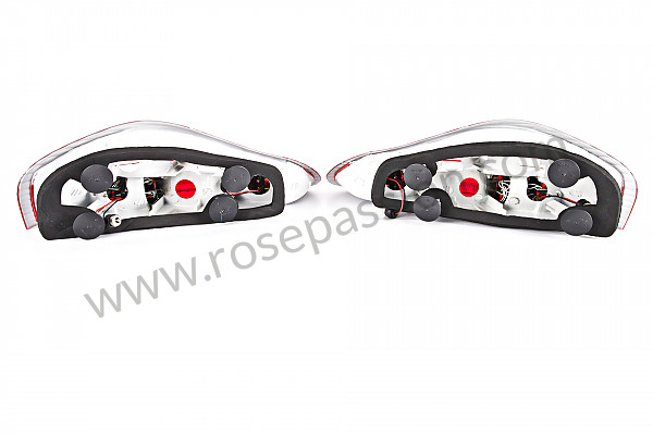 P141790 - Kit intermitente trasero rojo y blanco con led - el par para Porsche Boxster / 986 • 2003 • Boxster s 3.2 • Cabrio • Caja manual de 6 velocidades