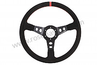 P141794 - Sports steering wheel 350mm tulip 90mm returned skin for Porsche 997-2 / 911 Carrera • 2009 • 997 c4 • Targa • Pdk gearbox