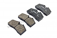 P147452 - Ferodo 3000 sports rear brake pads for Porsche 993 / 911 Carrera • 1995 • 993 rs • Coupe • Manual gearbox, 6 speed