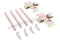 P15507 - Kit fixation plaquettes avant pour Porsche 