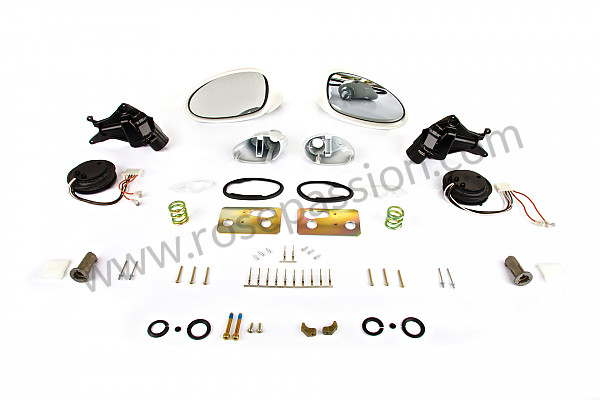 P155706 - Complete electric cup rear view mirror kit with mirrors for Porsche 911 G • 1975 • 2.7 • Targa • Manual gearbox, 4 speed