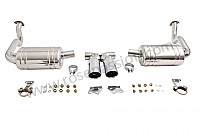 P161251 - Stainless steel sports silencer for Porsche Boxster / 987 • 2006 • Boxster 2.7 • Cabrio • Manual gearbox, 6 speed