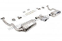 P161251 - Stainless steel sports silencer for Porsche Boxster / 987 • 2006 • Boxster s 3.2 • Cabrio • Automatic gearbox