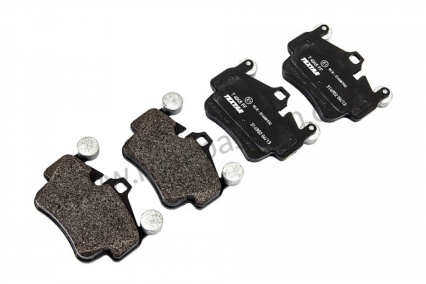 P168934 - Set of brake pads for Porsche 997-2 / 911 Carrera • 2010 • 997 c4s • Cabrio • Manual gearbox, 6 speed