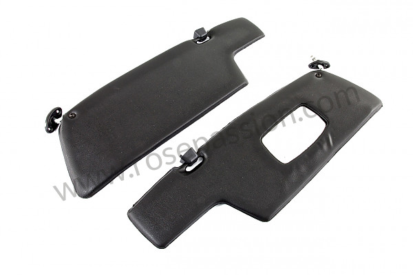 P183270 - Pair of sun visors, 911 coupe 65-89, black / black for Porsche 911 G • 1981 • 3.0sc • Coupe • Manual gearbox, 5 speed