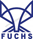 P189728 - Fuchs-felge 19 zoll satz von 4 felgen (poliert und schwarz) 8,5 und 11 für Porsche Cayman / 987C2 • 2009 • Cayman s 3.4 • 6-gang-handschaltgetriebe