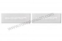 P190146 - Estêncil para pinça para Porsche Boxster / 986 • 2000 • Boxster 2.7 • Cabrio • Caixa automática