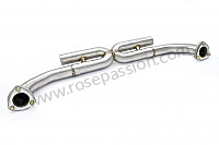 P190201 - Sport-schalldämpfer edelstahl leeres rohr für Porsche 997-2 / 911 Carrera • 2011 • 997 c4 • Coupe • 6-gang-handschaltgetriebe