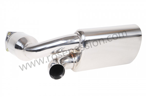 P190203 - Stainless steel sports silencer with sports catalytic converter for 997 turbo (70mm outlet tube) for Porsche 997 Turbo / 997T / 911 Turbo / GT2 • 2008 • 997 turbo • Coupe • Automatic gearbox