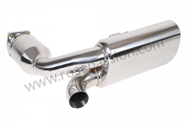 P190203 - Stainless steel sports silencer with sports catalytic converter for 997 turbo (70mm outlet tube) for Porsche 997 Turbo / 997T / 911 Turbo / GT2 • 2009 • 997 turbo • Cabrio • Automatic gearbox