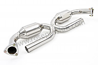 P190205 - X pipe catalizador sport de acero inox. para Porsche 996 / 911 Carrera • 2005 • 996 carrera 4 • Targa • Caja auto