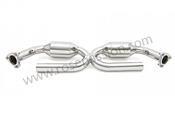P190205 - X pipe, stainless steel sports catalytic converter for Porsche 996 / 911 Carrera • 1999 • 996 carrera 2 • Coupe • Manual gearbox, 6 speed