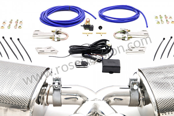 P190207 - Sports silencer with sound valve for Porsche Boxster / 987-2 • 2012 • Boxster spyder 3.4 • Cabrio • Pdk gearbox