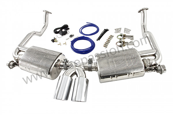 P190207 - Sports silencer with sound valve for Porsche Boxster / 987-2 • 2012 • Boxster 2.9 • Cabrio • Pdk gearbox