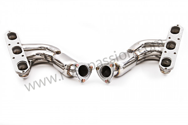 P190208 - Pair of stainless steel sports spaghettis with catalytic converter  for Porsche Boxster / 987 • 2008 • Boxster s 3.4 • Cabrio • Manual gearbox, 6 speed