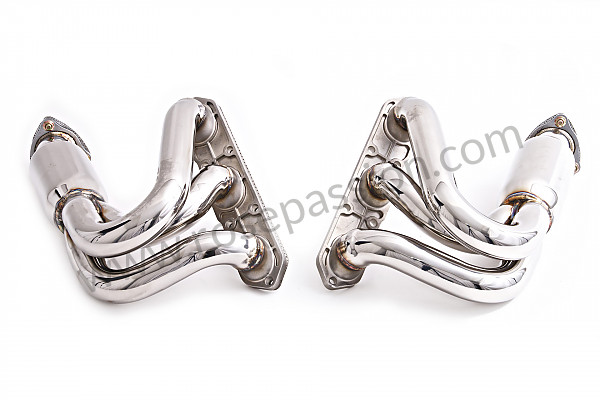 P190208 - Pair of stainless steel sports spaghettis with catalytic converter  for Porsche Boxster / 987 • 2008 • Boxster s 3.4 • Cabrio • Manual gearbox, 6 speed