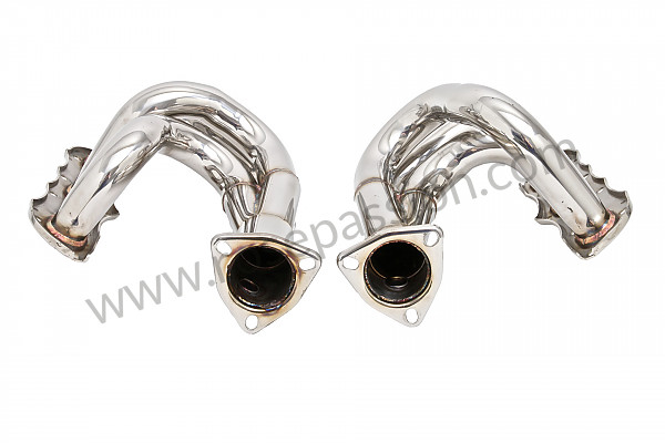 P190210 - Pair of stainless steel sports spaghetti, catalytic converter removal, 997 2009-2012  for Porsche 997-2 / 911 Carrera • 2009 • 997 c4 • Coupe • Pdk gearbox