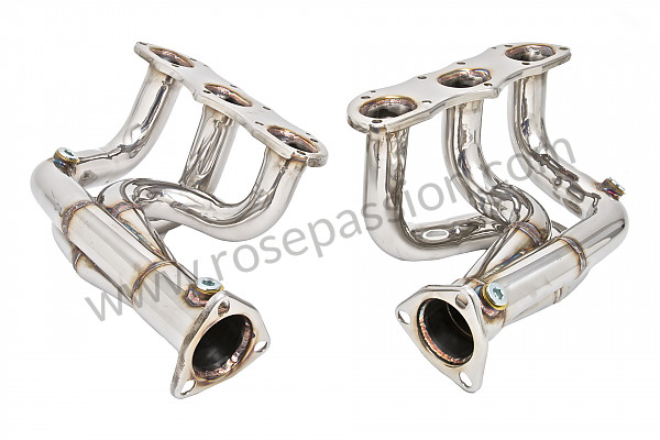 P190210 - Pair of stainless steel sports spaghetti, catalytic converter removal, 997 2009-2012  for Porsche 997-2 / 911 Carrera • 2011 • 997 c4 • Targa • Manual gearbox, 6 speed