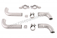 P198461 - Kit inox sortie de silencieux 356 BT6-C nouvelle version XXXに対応 Porsche 356C • 1963 • 1600 c (616 / 15) • Cabrio c