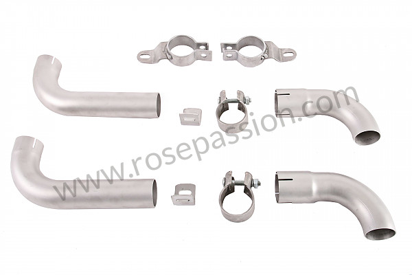 P198461 - Kit inox sortie de silencieux 356 BT6-C nouvelle version XXXに対応 Porsche 356C • 1963 • 1600 c (616 / 15) • Cabrio c