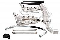 P198471 - Super sports stainless steel exhaust kit 2 x 84 mm outlets for Porsche 911 G • 1988 • 3.2 g50 • Cabrio • Manual gearbox, 5 speed