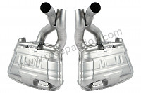 P198480 - Sport  stainless steel final silencer 997 + 997 4s  2005-2008 for Porsche 997-2 / 911 Carrera • 2010 • 997 c2s • Cabrio • Manual gearbox, 6 speed