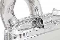 P198480 - Sport  stainless steel final silencer 997 + 997 4s  2005-2008 for Porsche 997-2 / 911 Carrera • 2011 • 997 c2 • Cabrio • Manual gearbox, 6 speed