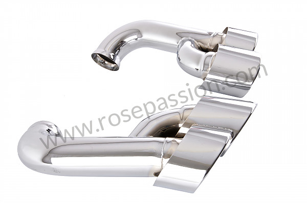 P203192 - Pair of stainless steel exhaust tailpipes, cayenne 957 2007-2010 (v6 +v8 + turbo)  for Porsche Cayenne / 957 / 9PA1 • 2010 • Cayenne s v8 • Manual gearbox, 6 speed