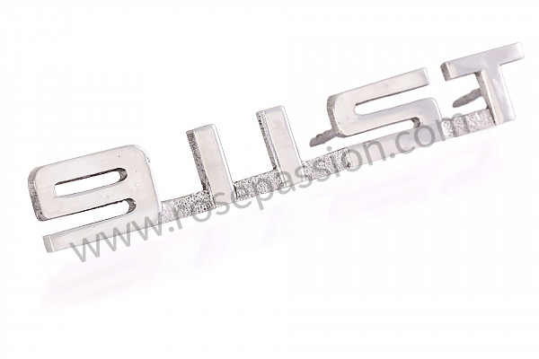 P203222 - Rear engine cover logo, silver colour, 911 st for Porsche 912 • 1967 • 912 1.6 • Coupe • Manual gearbox, 4 speed