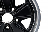 P213518 - Cerchione 6 x 15 nero con omologazione tuv per Porsche 911 Classic • 1972 • 2.4t • Targa • Cambio manuale 5 marce