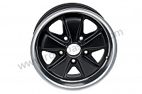 P213518 - Wheel, 6 x 15, black, with tuv homologation for Porsche 911 Classic • 1971 • 2.2e • Coupe • Manual gearbox, 5 speed