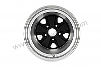 P213521 - Cerchione 11 x 15 nero con omologazione tuv per Porsche 911 Classic • 1969 • 2.0t • Targa • Cambio manuale 4 marce
