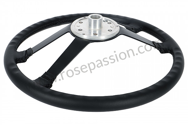 P213541 - 38 cm leather steering wheel, 911 for Porsche 912 • 1967 • 912 1.6 • Targa • Manual gearbox, 4 speed
