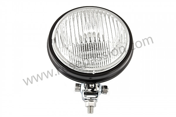 P213553 - Round fog lamp, black / white glass for Porsche 912 • 1969 • 912 1.6 • Targa • Manual gearbox, 5 speed