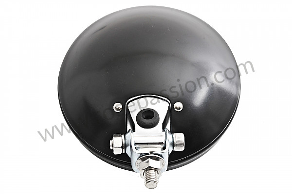 P213553 - Round fog lamp, black / white glass for Porsche 912 • 1966 • 912 1.6 • Coupe • Manual gearbox, 5 speed