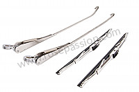 P213558 - Set of chrome plated front windscreen wiper arms, 911 69-73 (2 arms, 2 blades ) for Porsche 911 Classic • 1973 • 2.4s • Coupe • Automatic gearbox