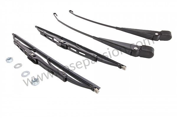 P213560 - Black front wiper arm kit for Porsche 964 / 911 Carrera 2/4 • 1991 • 964 carrera 4 • Coupe • Manual gearbox, 5 speed