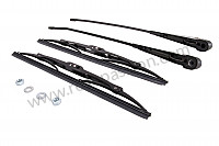 P213560 - Kit bras essuie glace avant noir pour Porsche 964 / 911 Carrera 2/4 • 1994 • 964 carrera 2 • Speedster • Boite auto