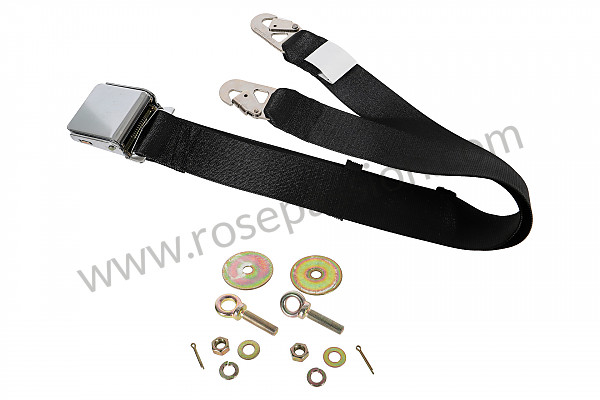 P232722 - 2-point front seat belt, without retractor, right, ring attachment  for Porsche 356 pré-a • 1952 • 1500 (546) • Coupe pré a • Manual gearbox, 4 speed