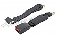 P232726 - 2-point rear seat belt, without retractor, rear left or right for Porsche 911 Turbo / 911T / GT2 / 965 • 1989 • 3.3 turbo • Coupe • Manual gearbox, 5 speed