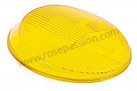 P240634 - Lens h1 yellow for Porsche 911 Classic • 1969 • 2.0e • Coupe • Manual gearbox, 5 speed
