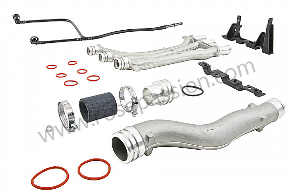 P244000 - Kit de modificação da mangueira flexível de água do motor cayenne 955 v8s / turbo para Porsche Cayenne / 955 / 9PA • 2004 • Cayenne s v8 • Caixa manual 6 velocidades