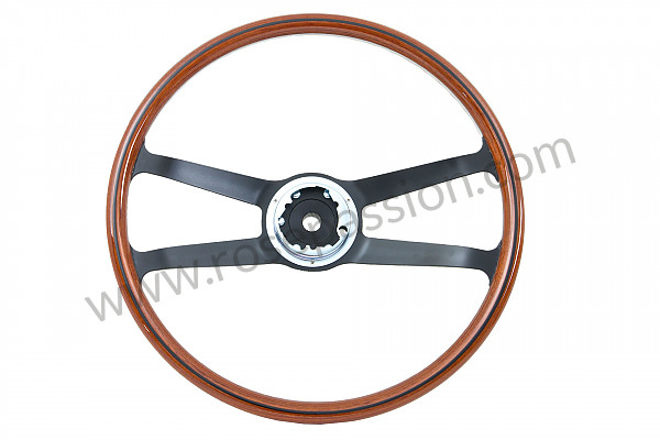 P244023 - 42cm wood / aluminium steering wheel, 911 for Porsche 914 • 1975 • 914 / 4 2.0 • Manual gearbox, 5 speed