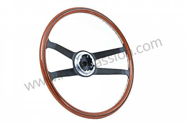 P244023 - 42cm wood / aluminium steering wheel, 911 for Porsche 914 • 1973 • 914 / 4 2.0 • Manual gearbox, 5 speed