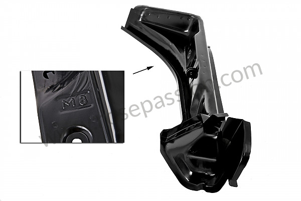 P244025 - Hinge pillar for Porsche 911 Classic • 1972 • 2.4t • Coupe • Automatic gearbox