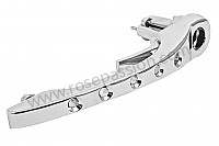 P244032 - Chrome plated perforated racing exterior left door handle, 911 for Porsche 911 Turbo / 911T / GT2 / 965 • 1986 • 3.3 turbo • Coupe • Manual gearbox, 4 speed