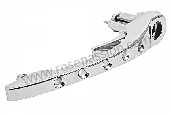 P244032 - Chrome plated perforated racing exterior left door handle, 911 for Porsche 911 Classic • 1970 • 2.2e • Targa • Automatic gearbox