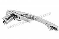 P244032 - Chrome plated perforated racing exterior left door handle, 911 for Porsche 911 Classic • 1973 • 2.4e • Coupe • Automatic gearbox