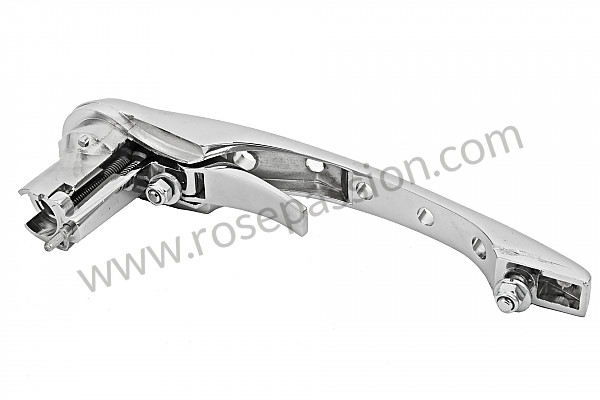 P244032 - Chrome plated perforated racing exterior left door handle, 911 for Porsche 964 / 911 Carrera 2/4 • 1992 • 964 rs • Coupe • Manual gearbox, 5 speed